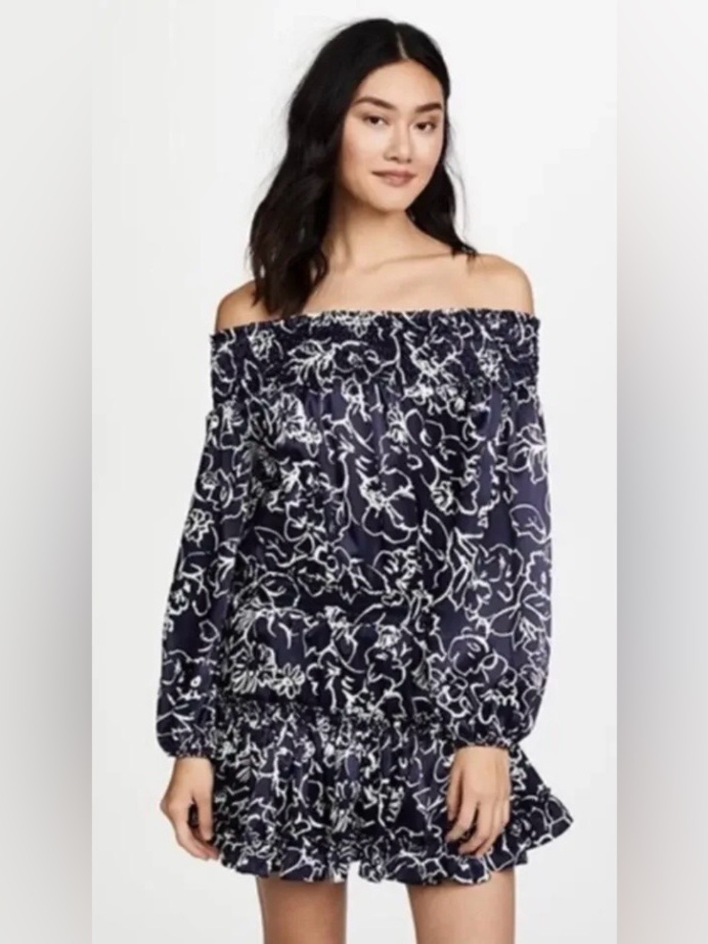 MISA Los Angeles Darla Off Shoulder Dress